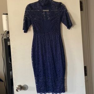 Women’s navy blue lace dress